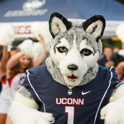 UConn Jonathan the husky mascot